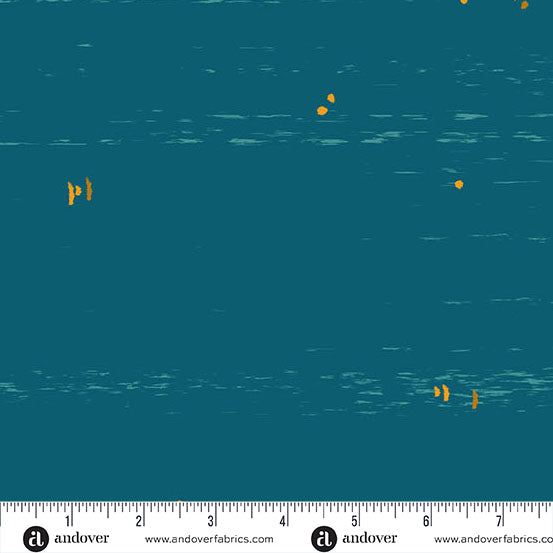 Sun Print Textures - Canvas Teal