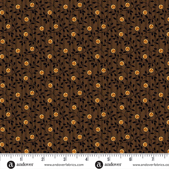 Bridgeport - Striped Vines Brown