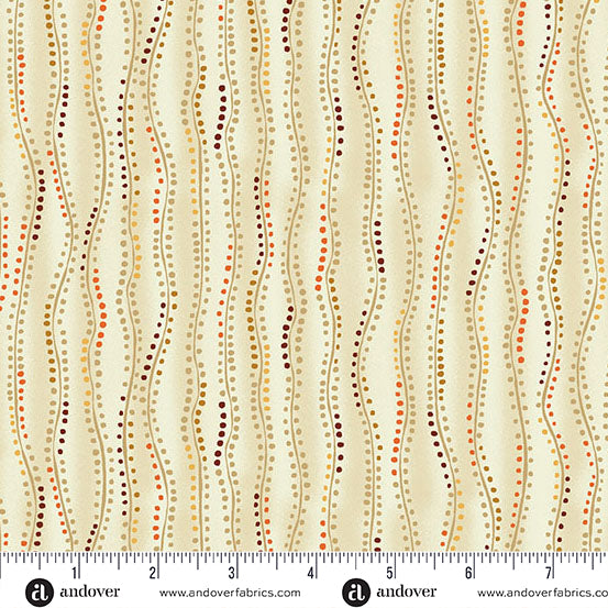 Golden Metallic - Stripe Cream