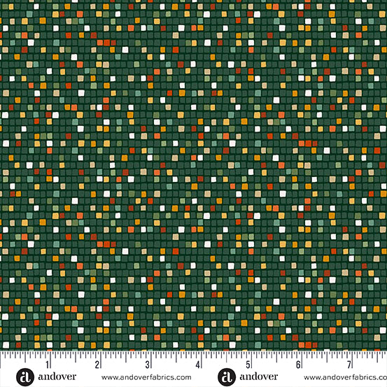 Golden Metallic - Mosaic Green