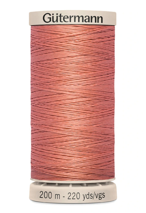 Cotton Hand Quilting Thread 100% Wax Finish Cotton - Light Dusk
