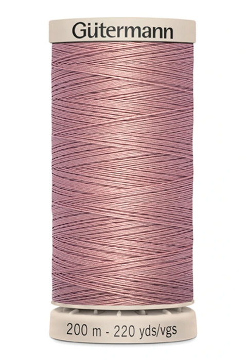 Cotton Hand Quilting Thread 100% Wax Finish Cotton - Dusty Rose