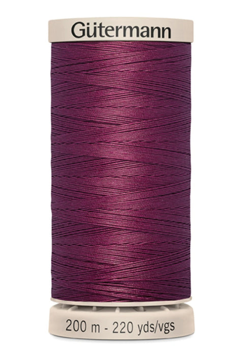 Cotton Hand Quilting Thread 100% Wax Finish Cotton - Wine