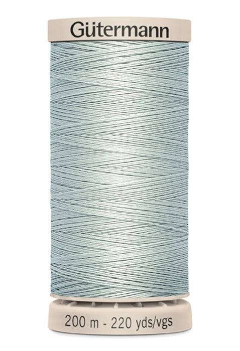 Cotton Hand Quilting Thread 100% Wax Finish Cotton - Light Grey