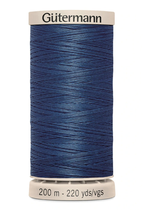 Cotton Hand Quilting Thread 100% Wax Finish Cotton - Navy