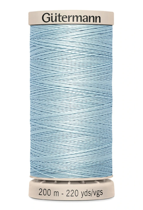 Cotton Hand Quilting Thread 100% Wax Finish Cotton - Light Blue Dawn