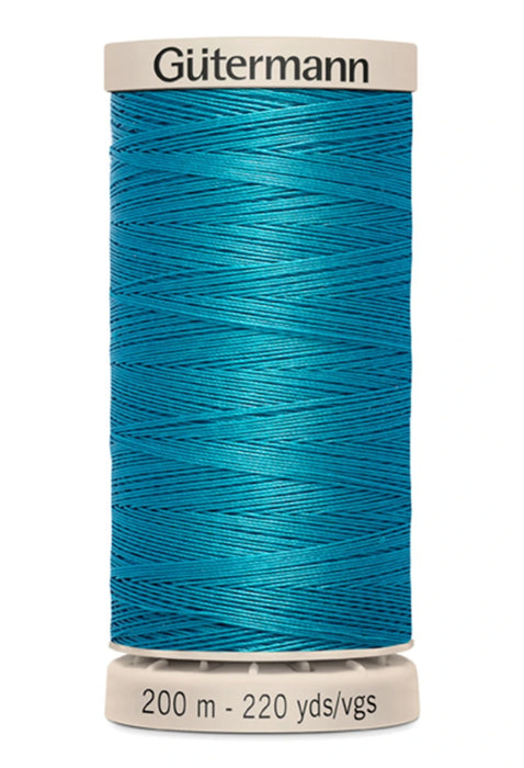 Cotton Hand Quilting Thread 100% Wax Finish Cotton - Turquoise