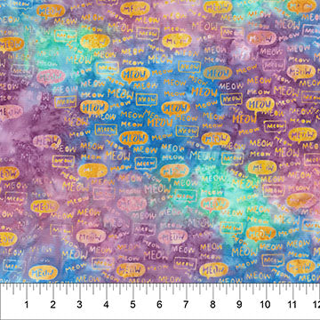 Meow Meow Batiks - Words Rainbow