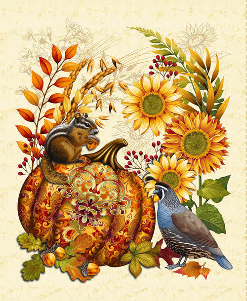 Autumn Fields - Pumpkin Panel Cream