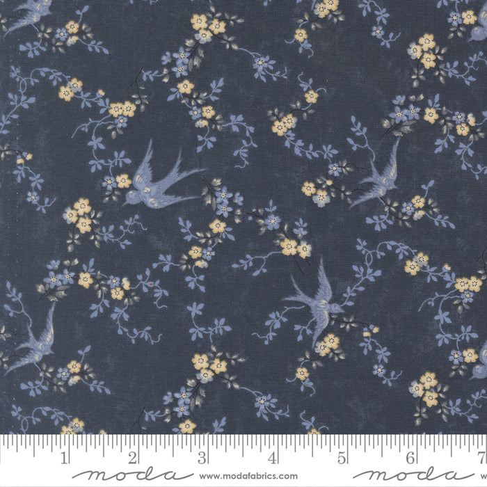 Bluebird's Nest - Happy Bluebird Florals Blue