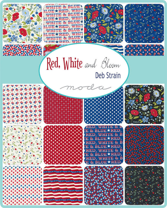 Red, White and Bloom! Layer Cake