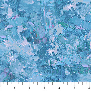 Silent Lake - Paint Texture Blue