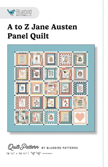 A to Z Jane Austen Panel Quilt Pattern