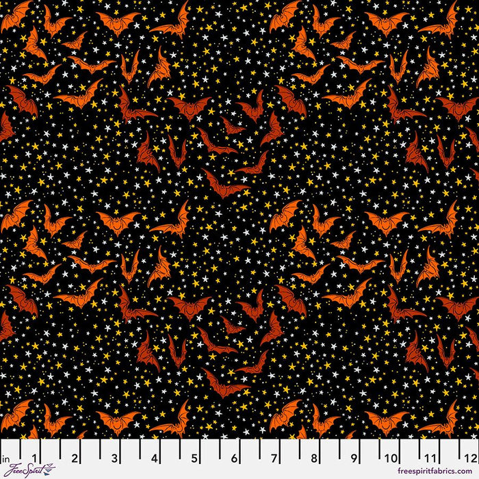 Costumes & Cobwebs - Ditsy Bats Black