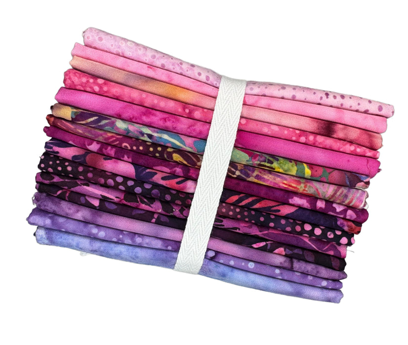 Amethyst Batiks Hoffman Challenge FQ Bundle