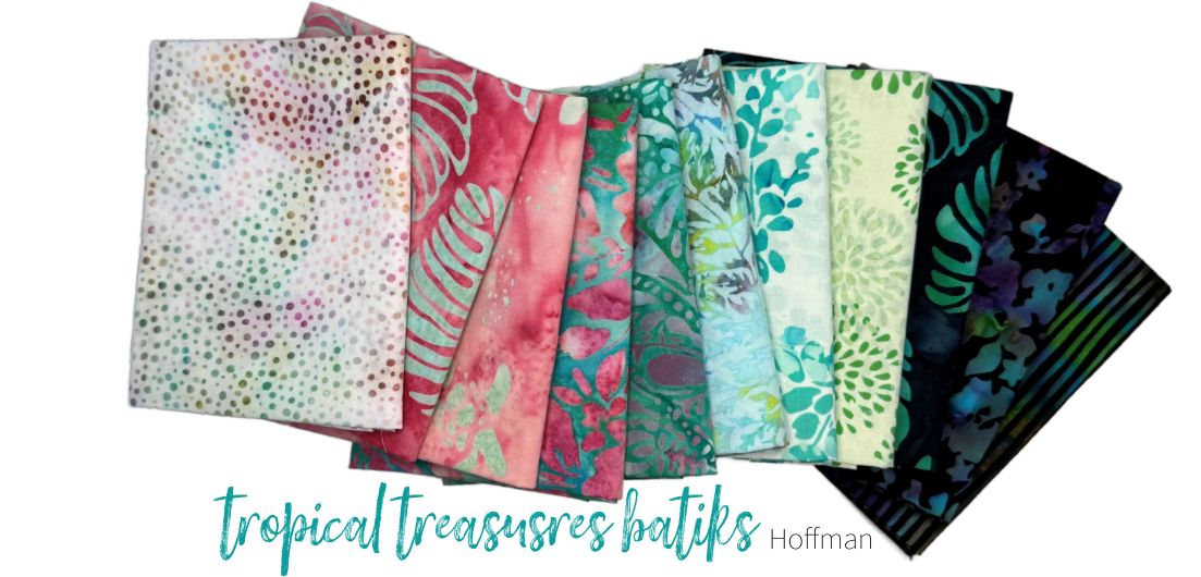 Tropical Treasures Batiks FQ Bundle