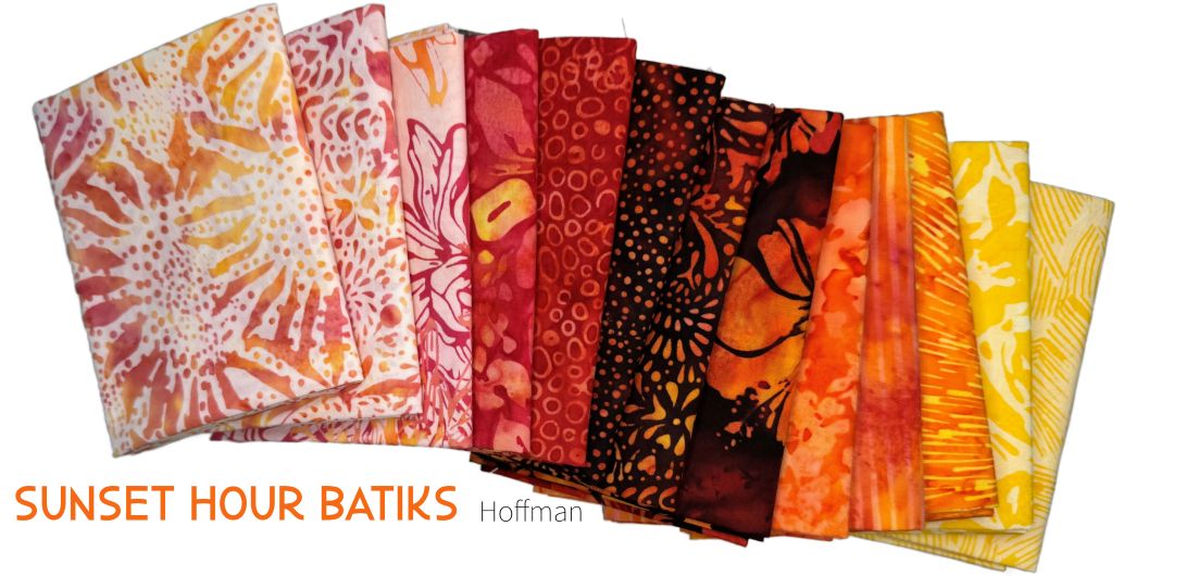Sunset Hour Batiks FQ Bundle