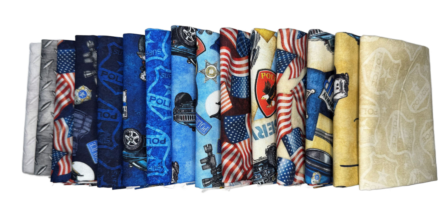 American Heroes - Police FQ Bundle
