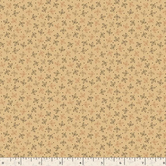 Cheddar & Coal III - Leaves Beige