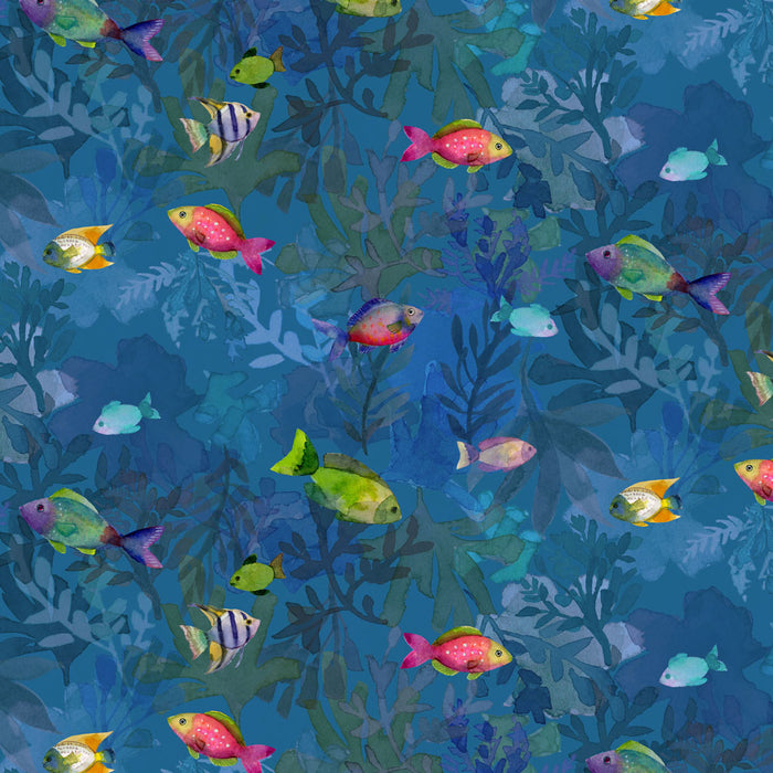 Coral Reef - Fish Blue