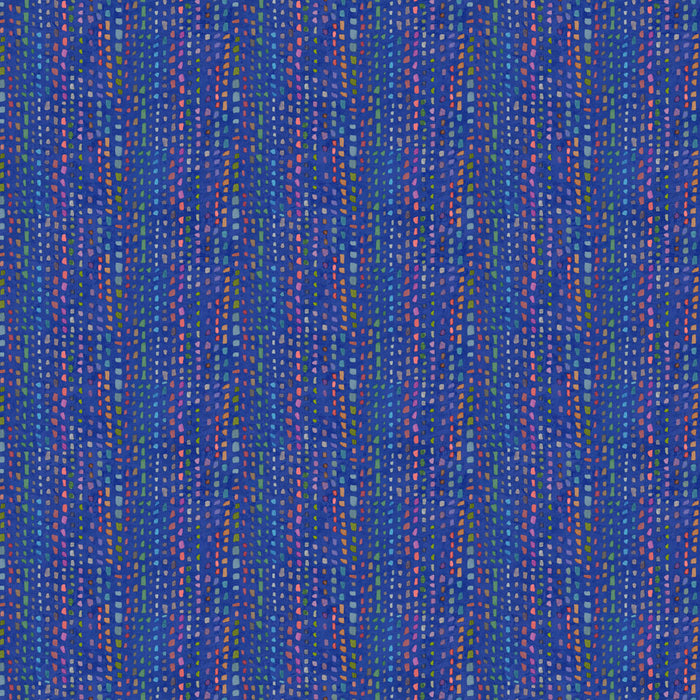 Coral Reef - Broken Stripe Royal Blue