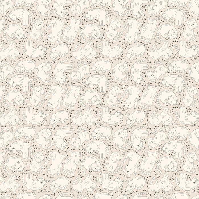 Kitten Fun - Tossed Kittens Khaki