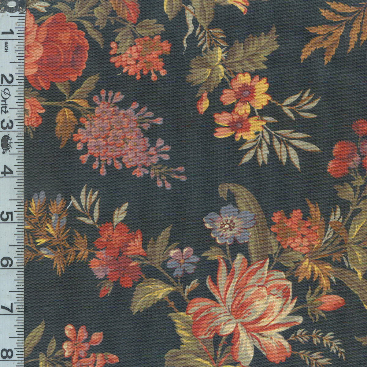 Botanical Beauties 108" Wide - Autumn Floral — Fabric Shack