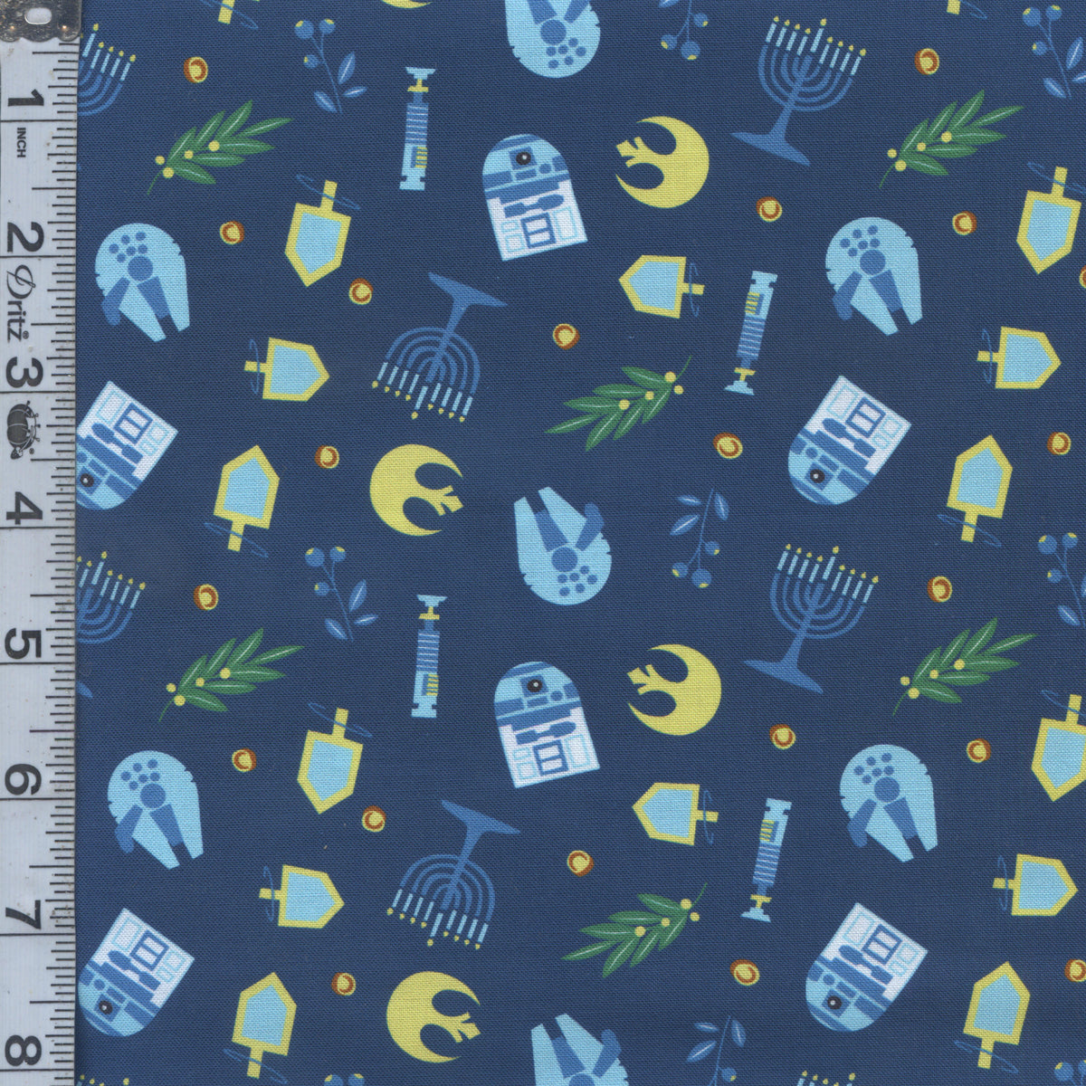 Winter Holiday IV Light of the Galaxy Navy — Fabric Shack