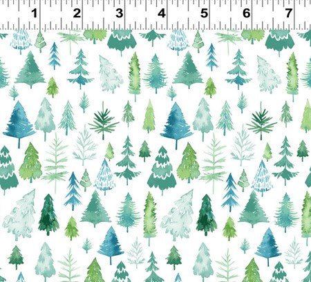 Santa Paws - Trees Teal