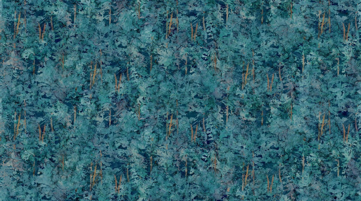 Fox Den - Trees Dark Blue
