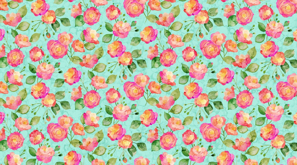 Veranda - Floral Turquoise