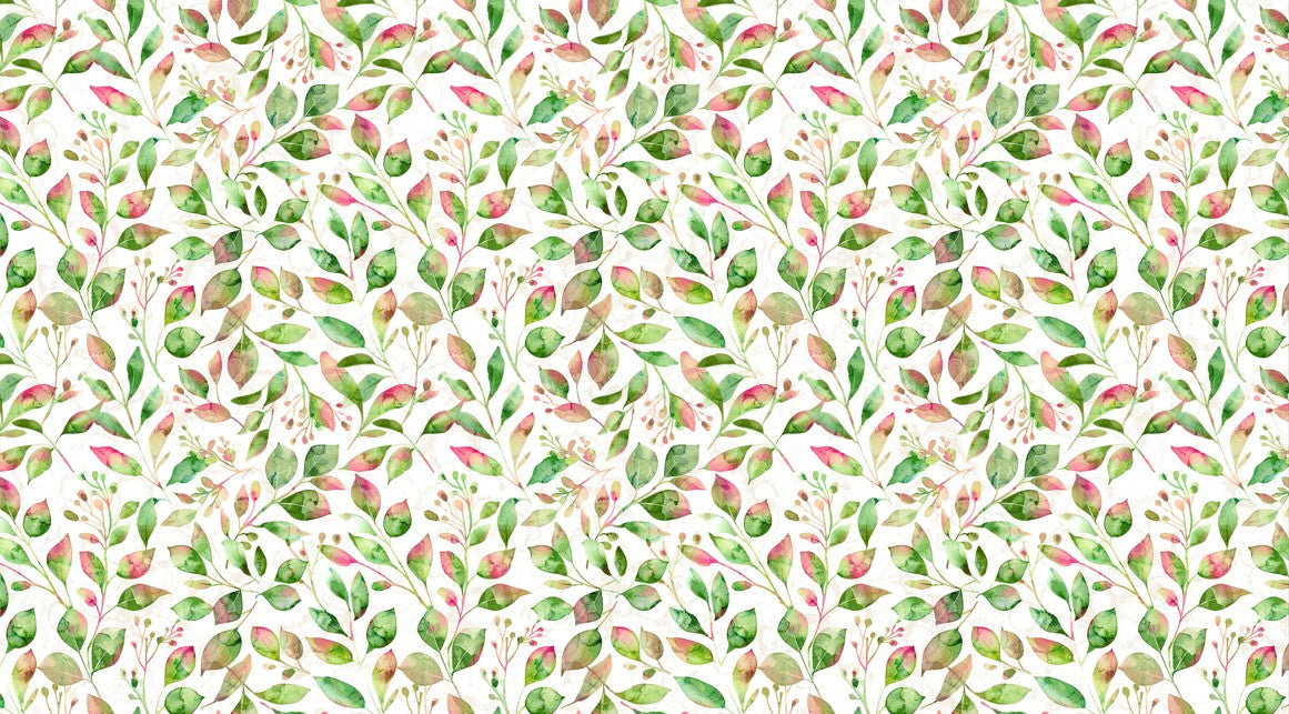Veranda - Leaf Trail White