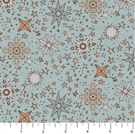 Cozy Cubs - Snowflakes Blue
