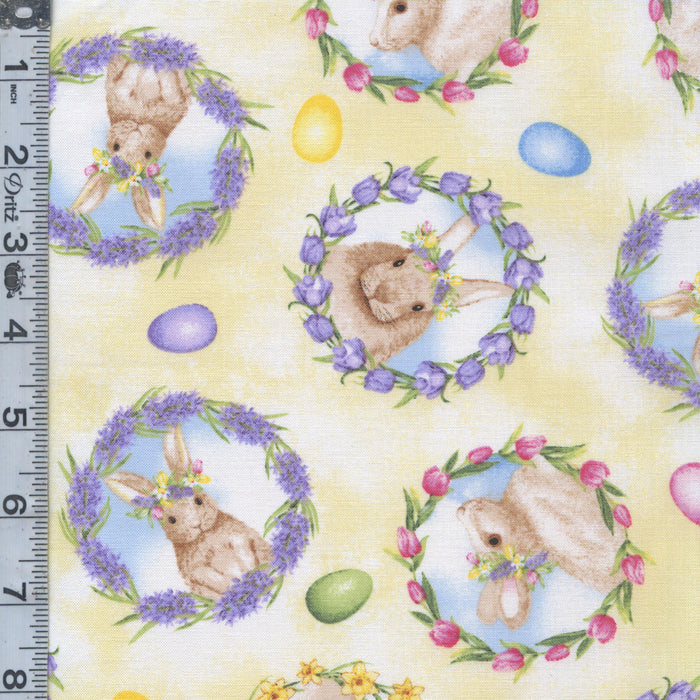 Hoppy Hunting - Bunny Medals Soft Yellow