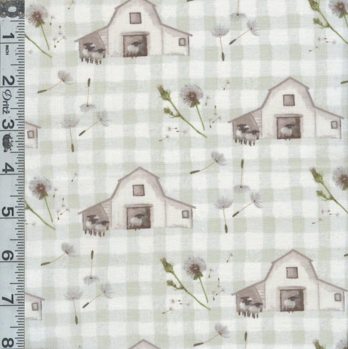 A Beautiful Day - Tiny Barns Check Beige