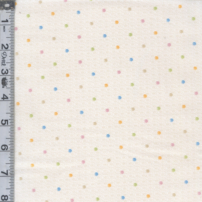 Peek A Boo Bunnies - Small Dots Cream