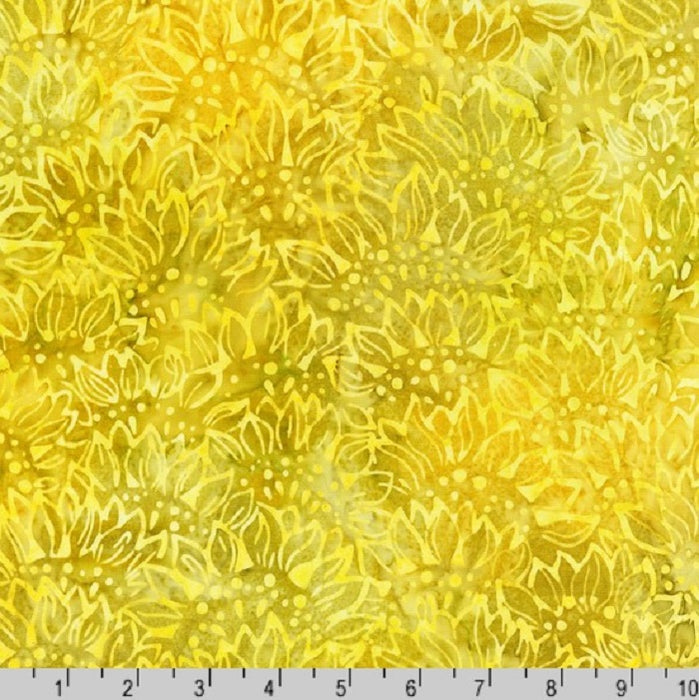 Artisan Batiks: Sun Forest - Sunflowers Yellow
