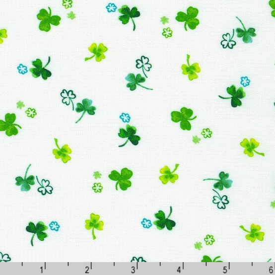 Lucky Day - Clovers White 10" Remnant