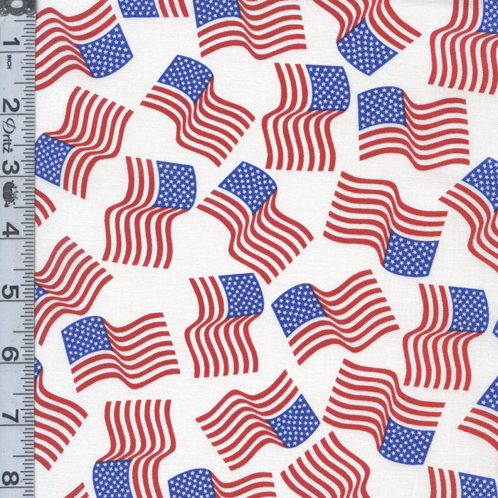 Americana - Flags White
