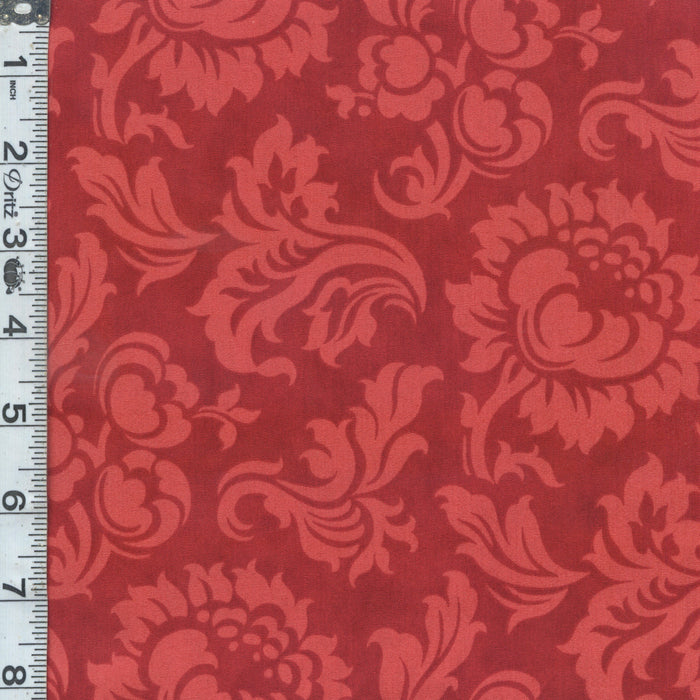Mille Couleurs - Florals Red 108" Wide