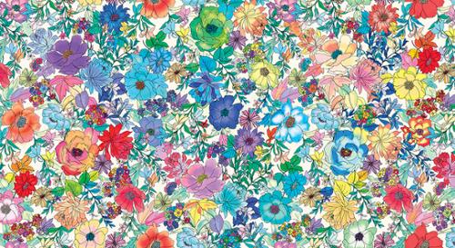 Gradients Euphoria - Floradescent Florals White