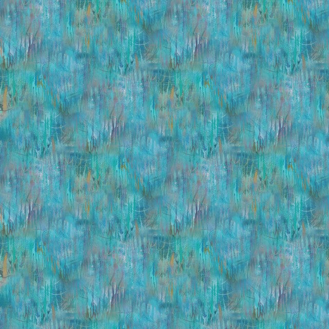 Tranquil Tides - Feather Texture Blue