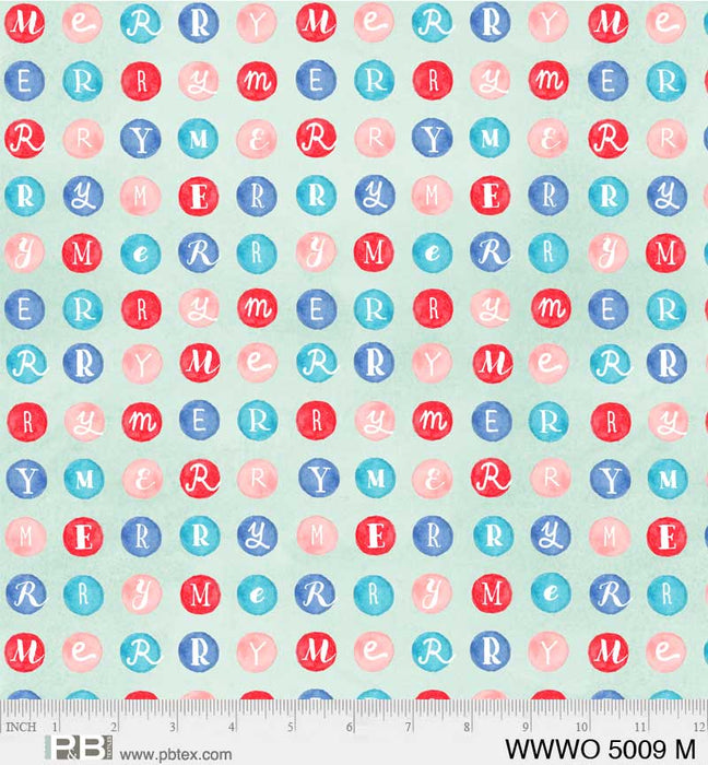 Wheeling Winter Wonderland - Letters Mint