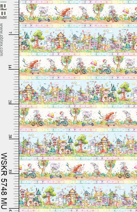 Whiskerville - Animals Stripes White
