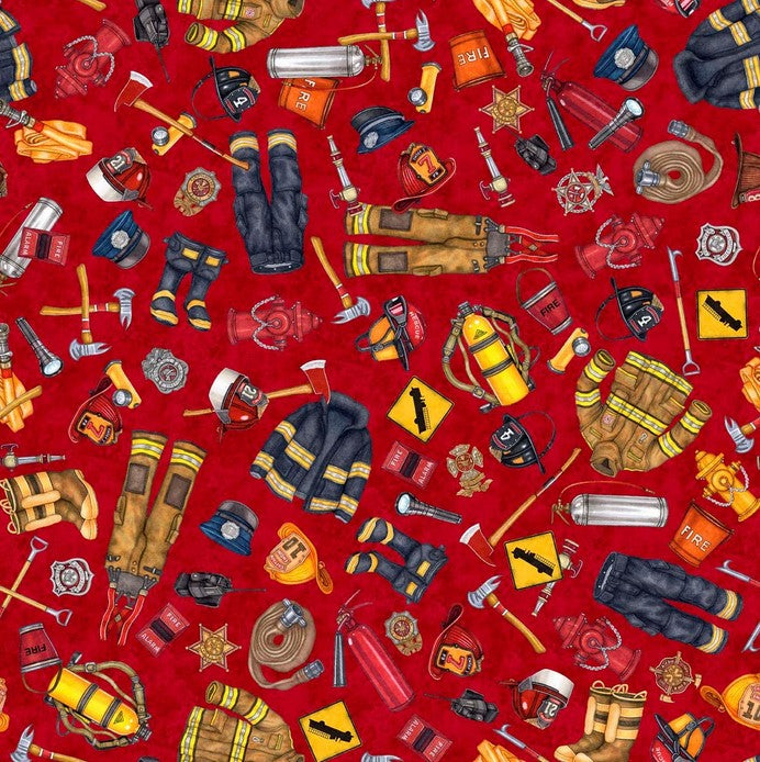 American Heroes Firefighter - Everything Firefighter Red