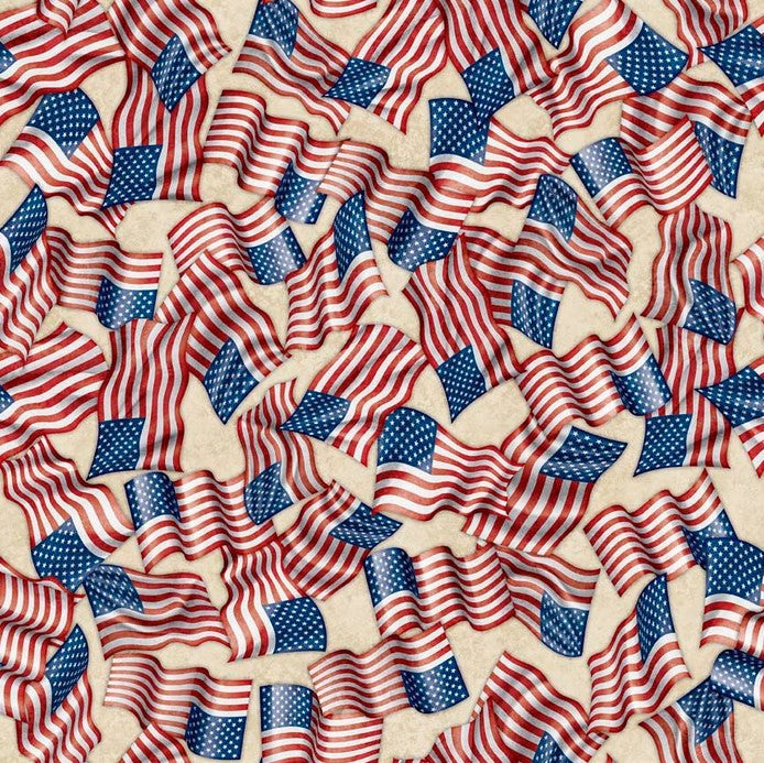 American Heroes - Wavy Flag Cream