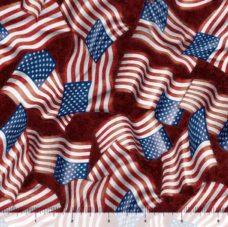 American Heroes - Wavy Flag Brick