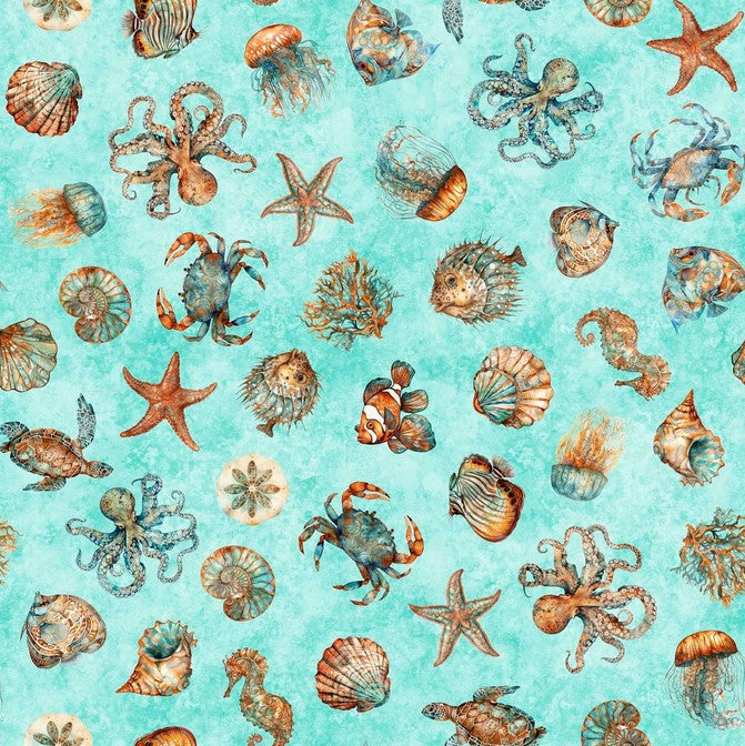 Atlantis - Sea Creature Light Turquoise