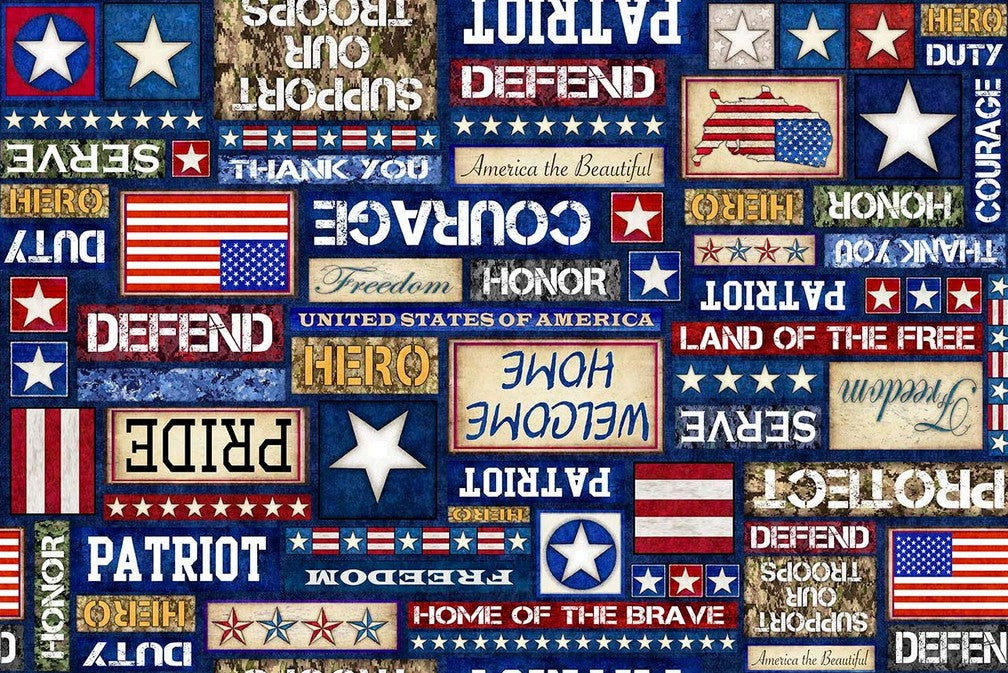 Patriot - Text Navy
