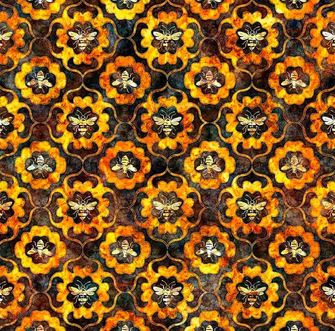 All The Buzz - Bee Medallions Black